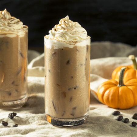 Ice pumking latte