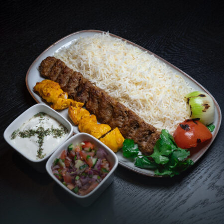 Mixed Grill With Rice