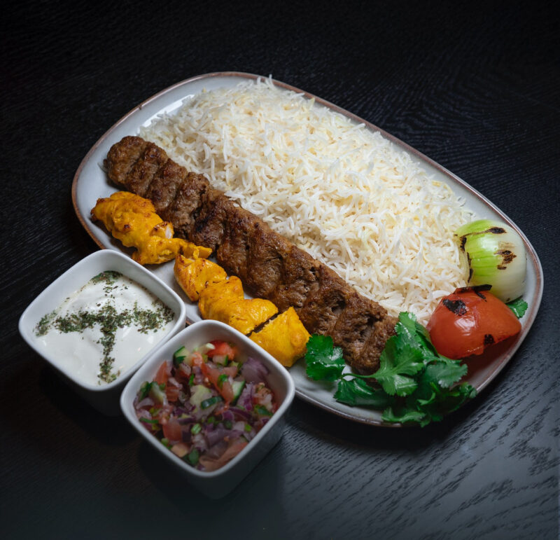 Mixed Grill With Rice
